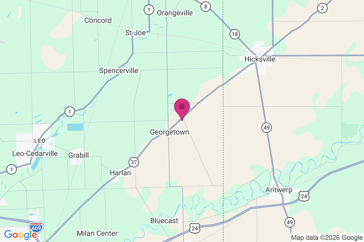 Halls Corners map