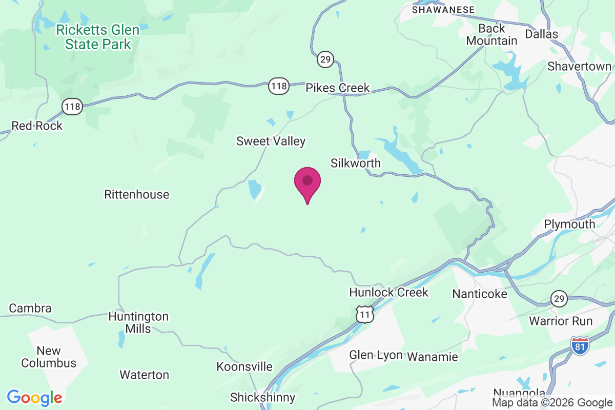 Roaring Brook map