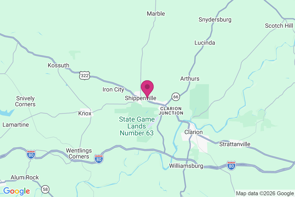 Shippenville map