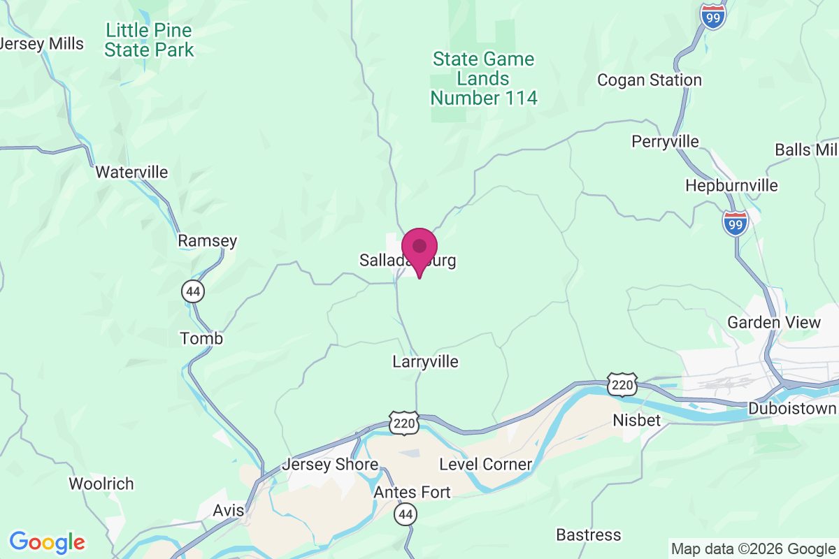 Salladasburg map