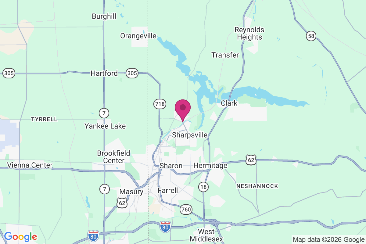 Pritchards Corner map