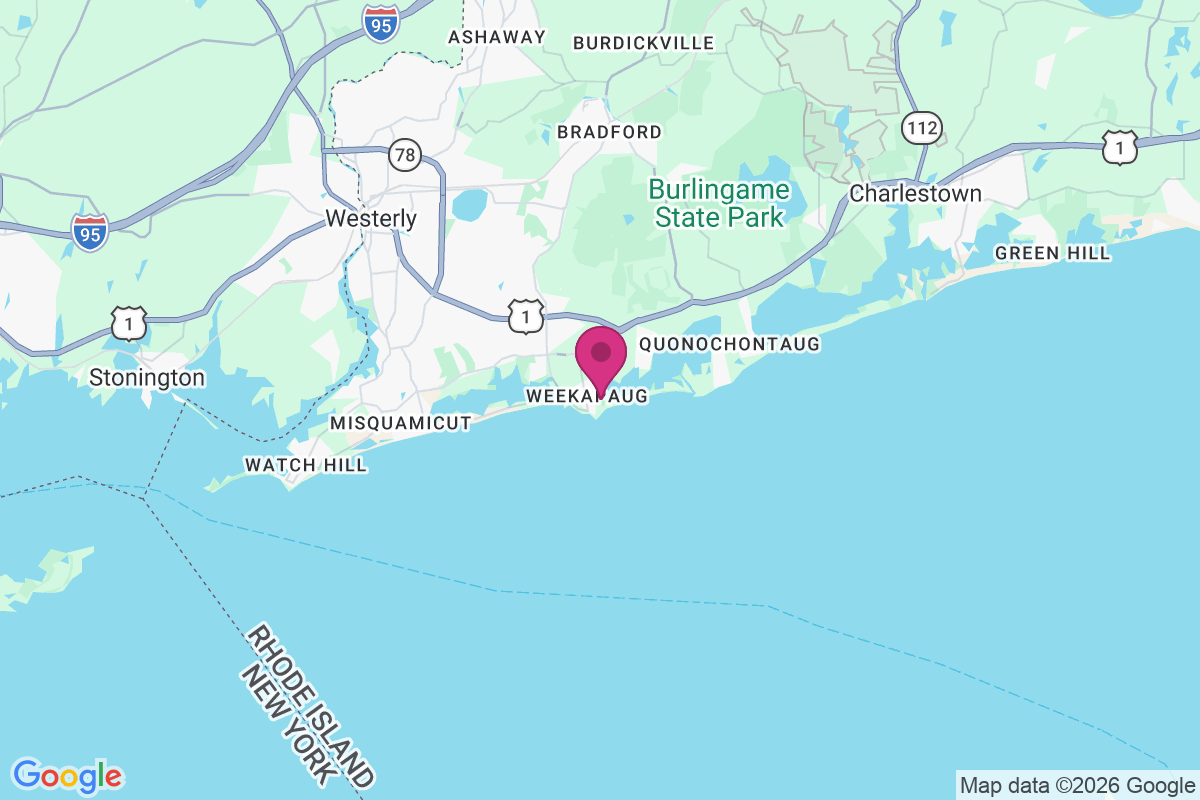 Weekapaug map