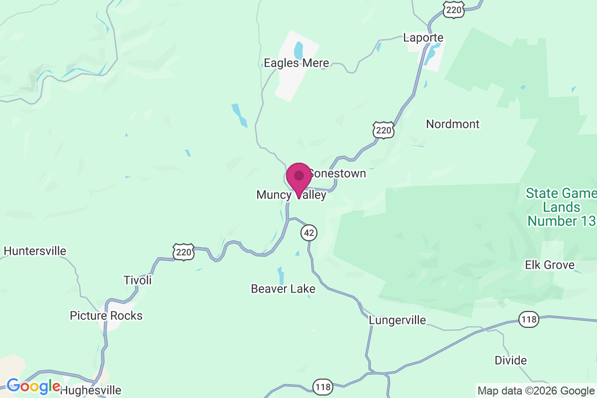 Muncy Valley map