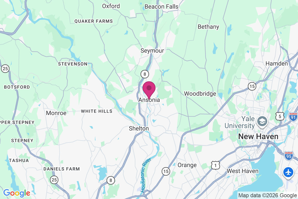 Ansonia map