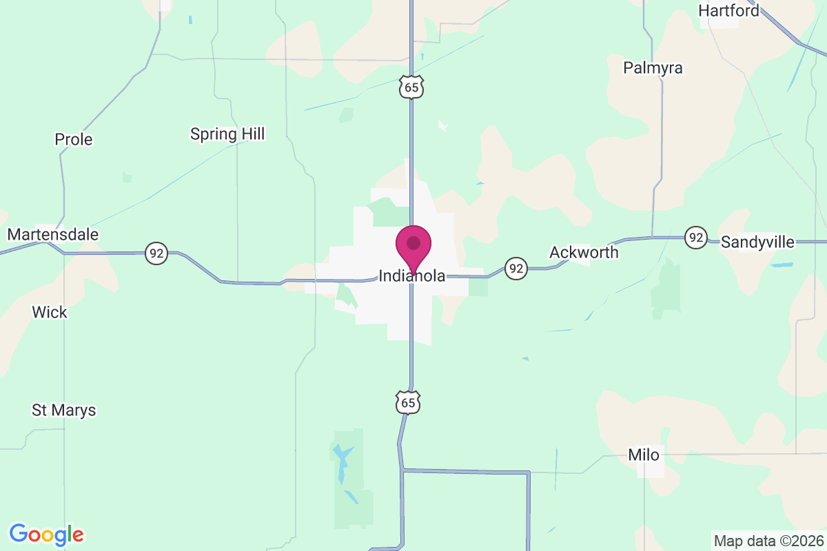 Indianola map
