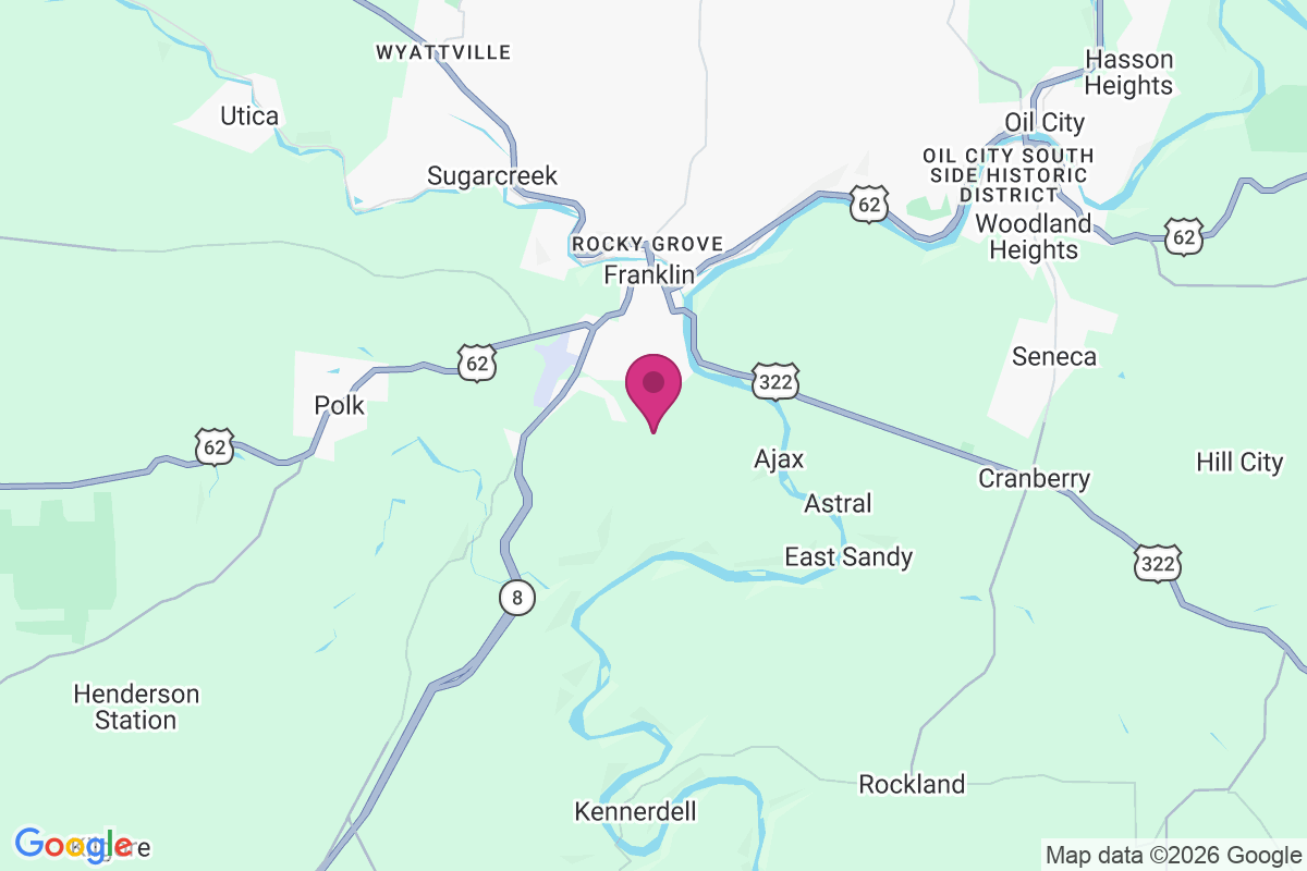 Twin Churchs map