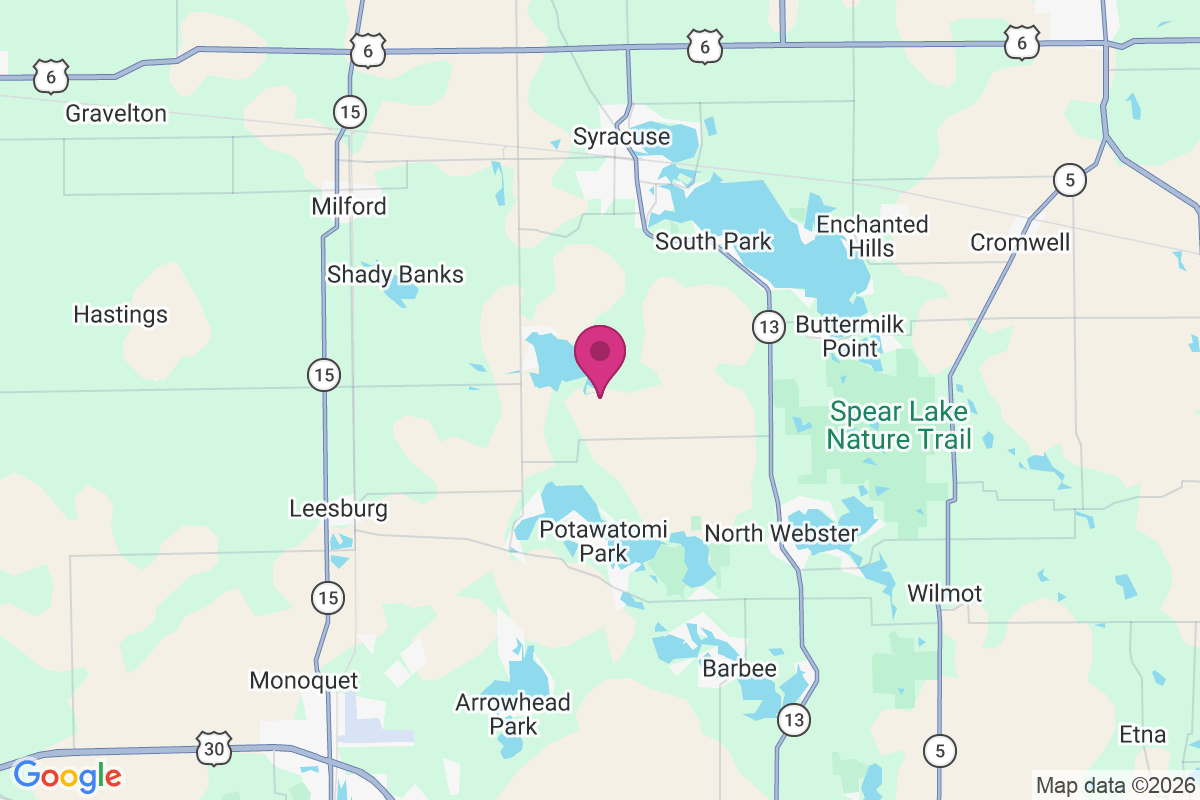DeFries Landing map