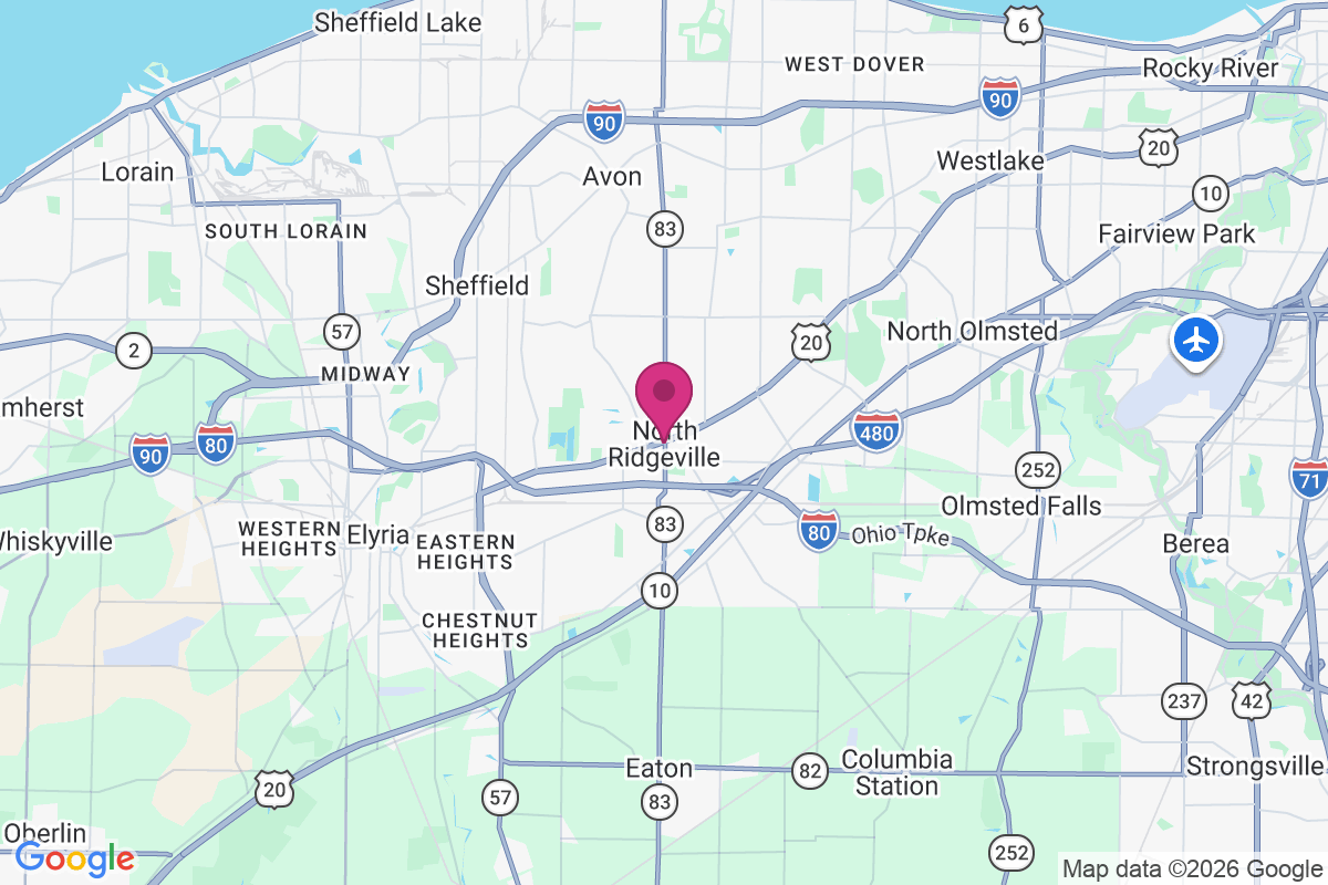North Ridgeville map