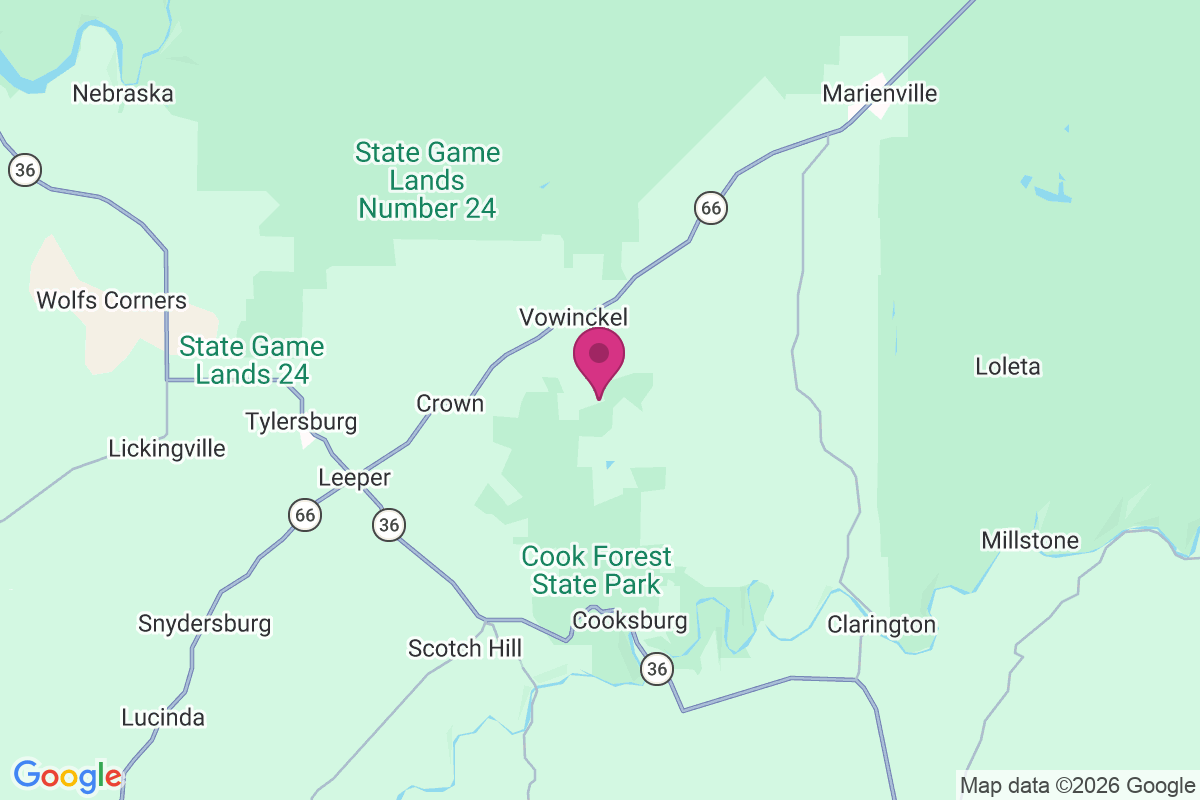 North Pine Grove map
