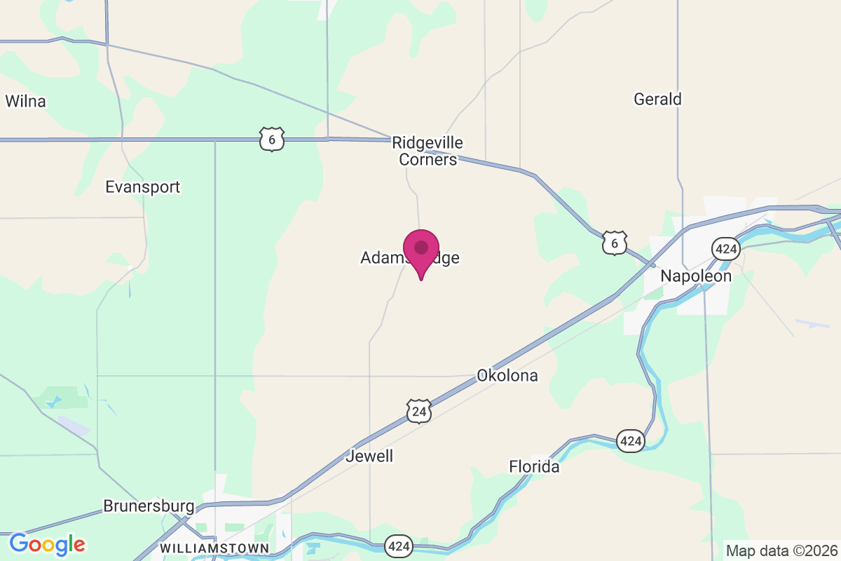 Adams Ridge map