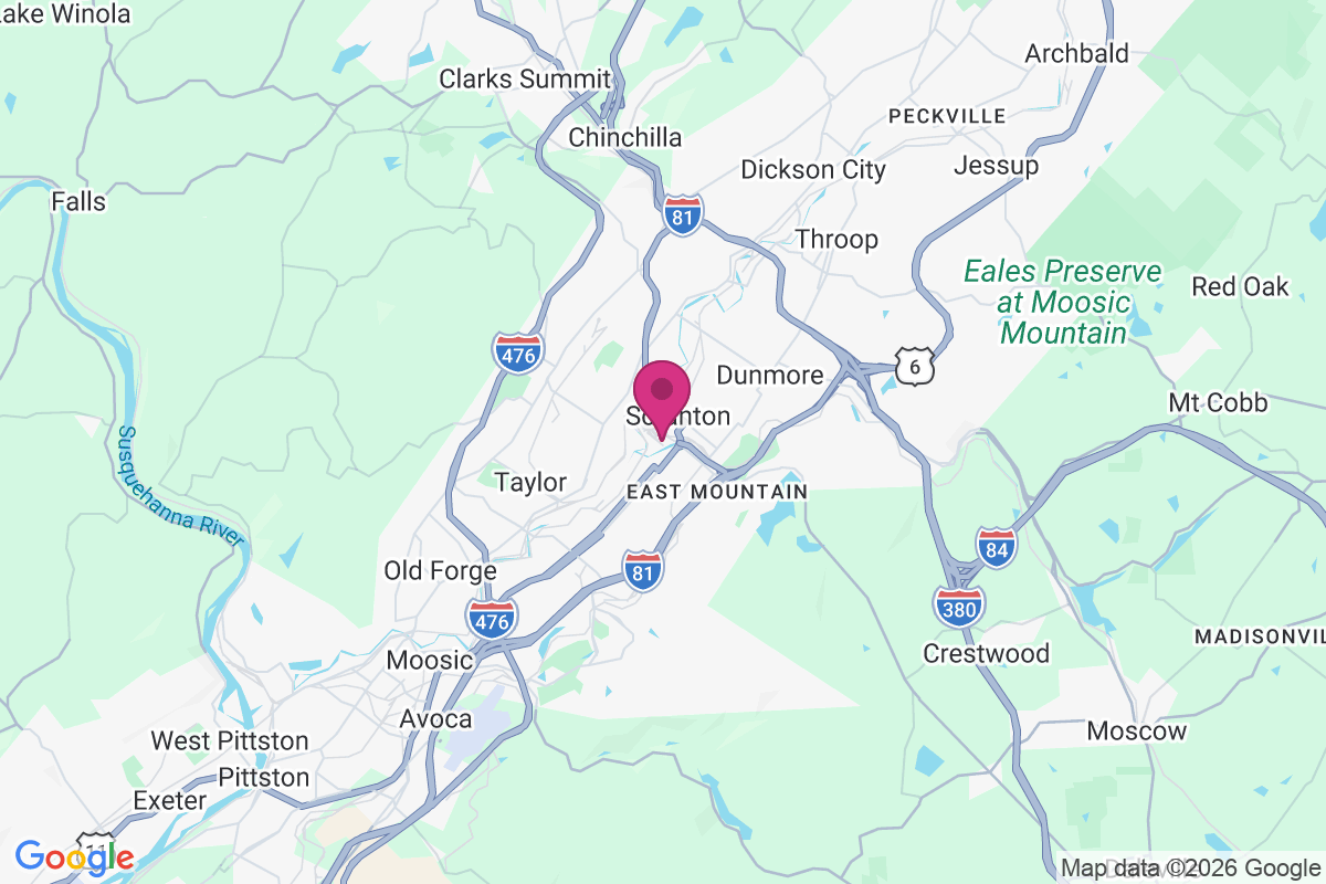 Scranton map