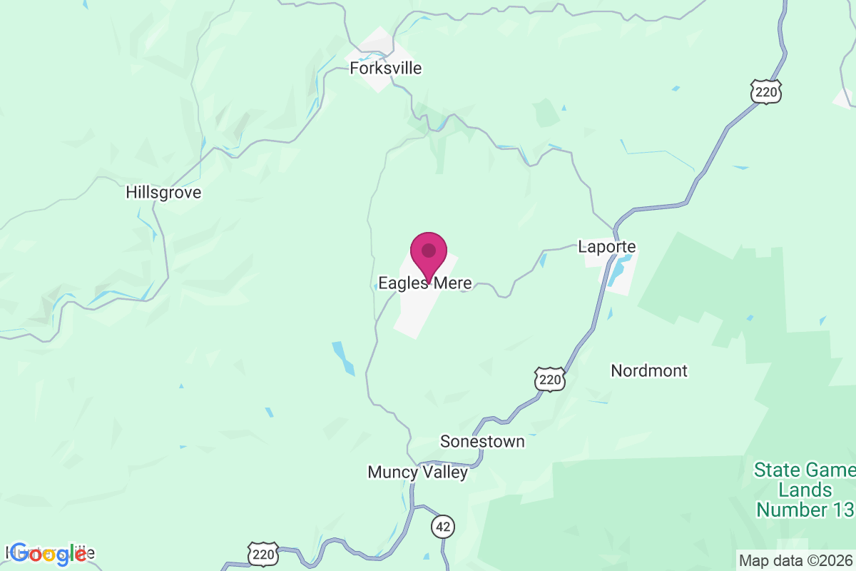 Eagles Mere map