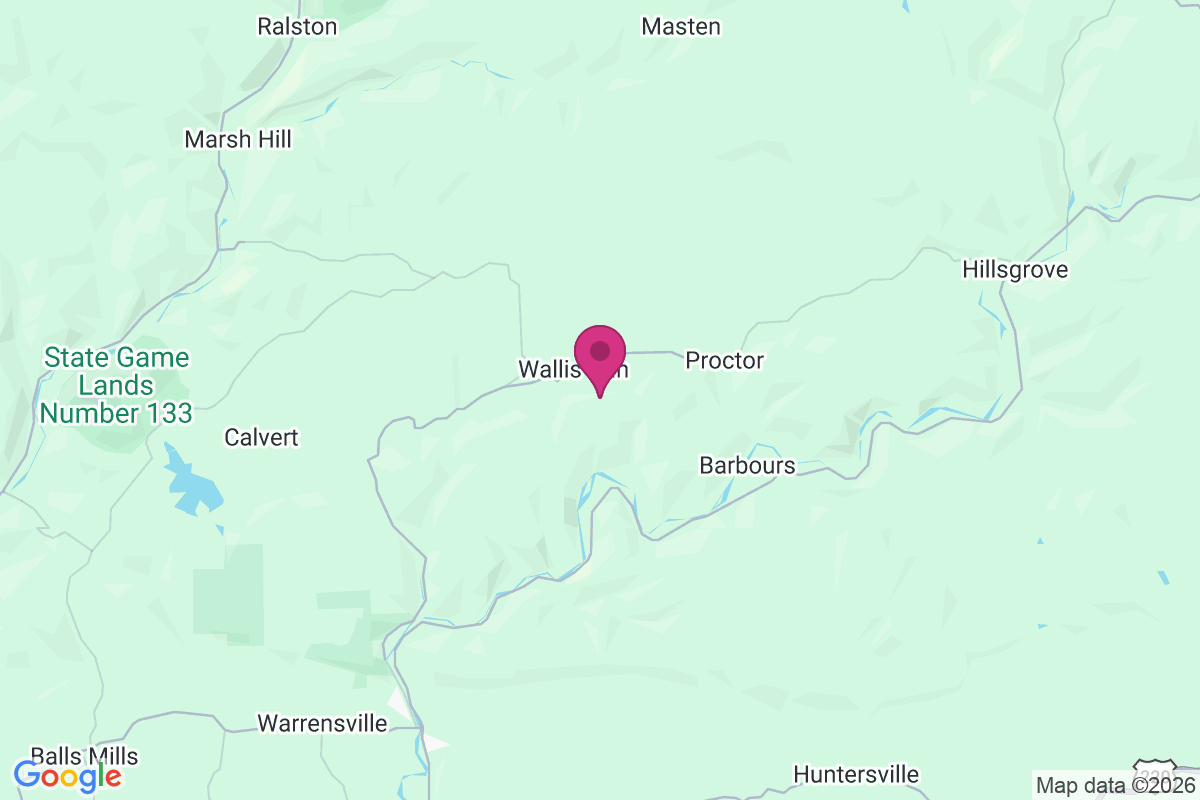 Wallis Run map