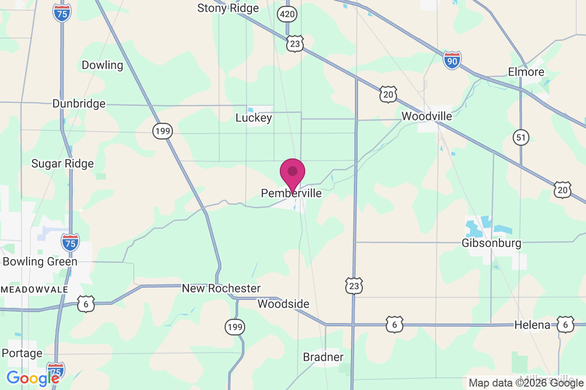 Pemberville map