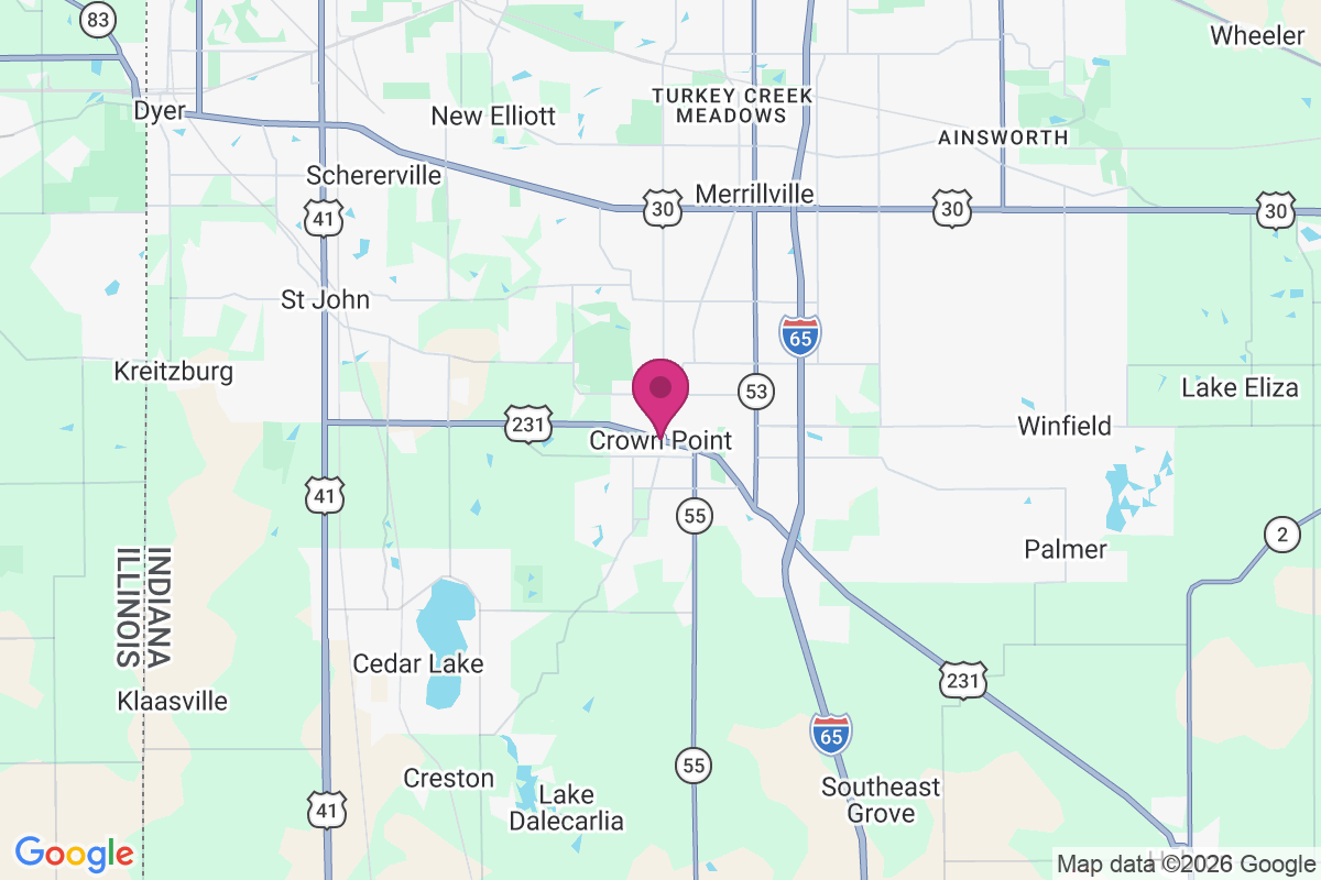 Crown Point map