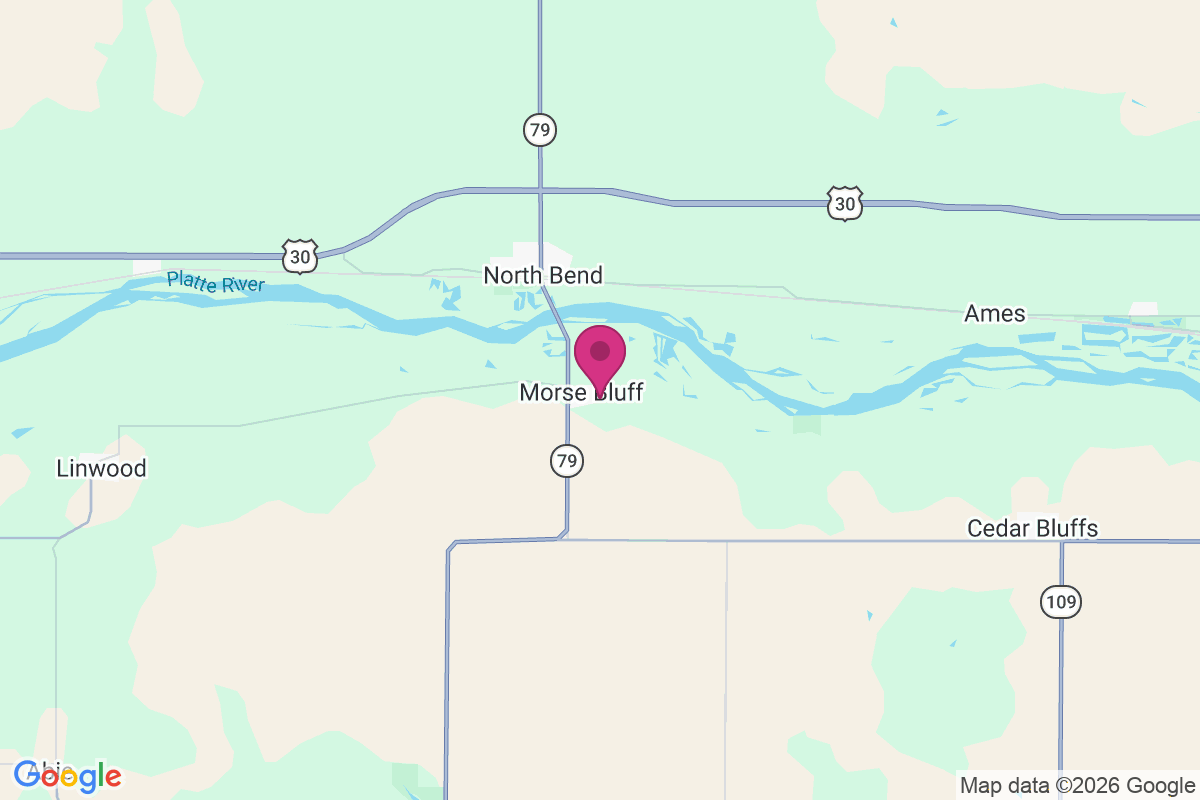 Morse Bluff map