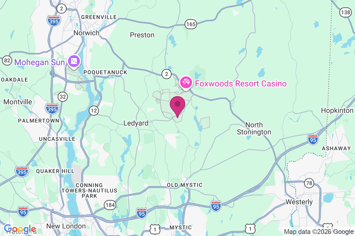 Pequot Indian Reservation map