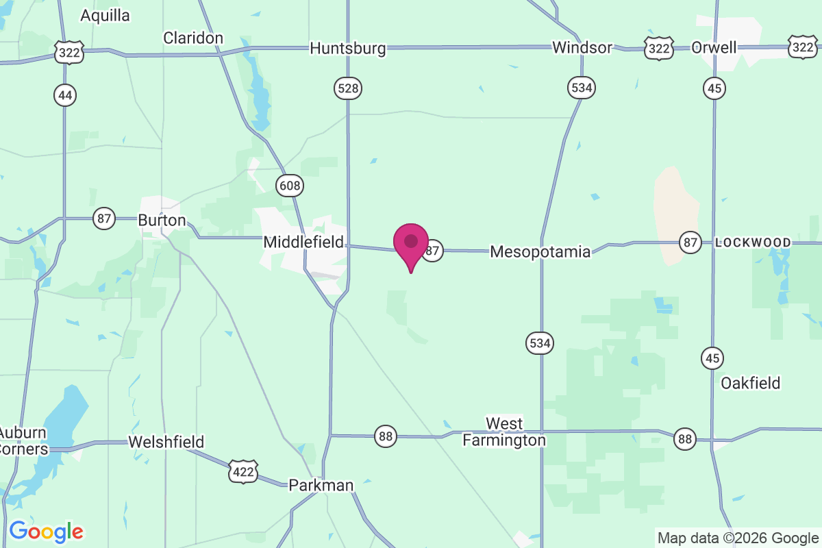 Hayes Corners map
