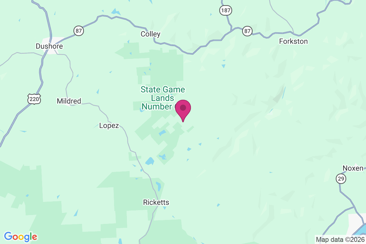 McCarroll Corner map