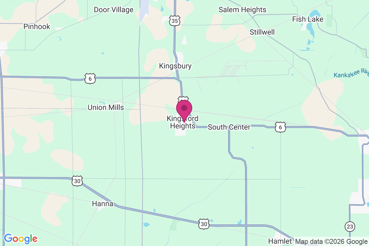 Kingsford Heights map