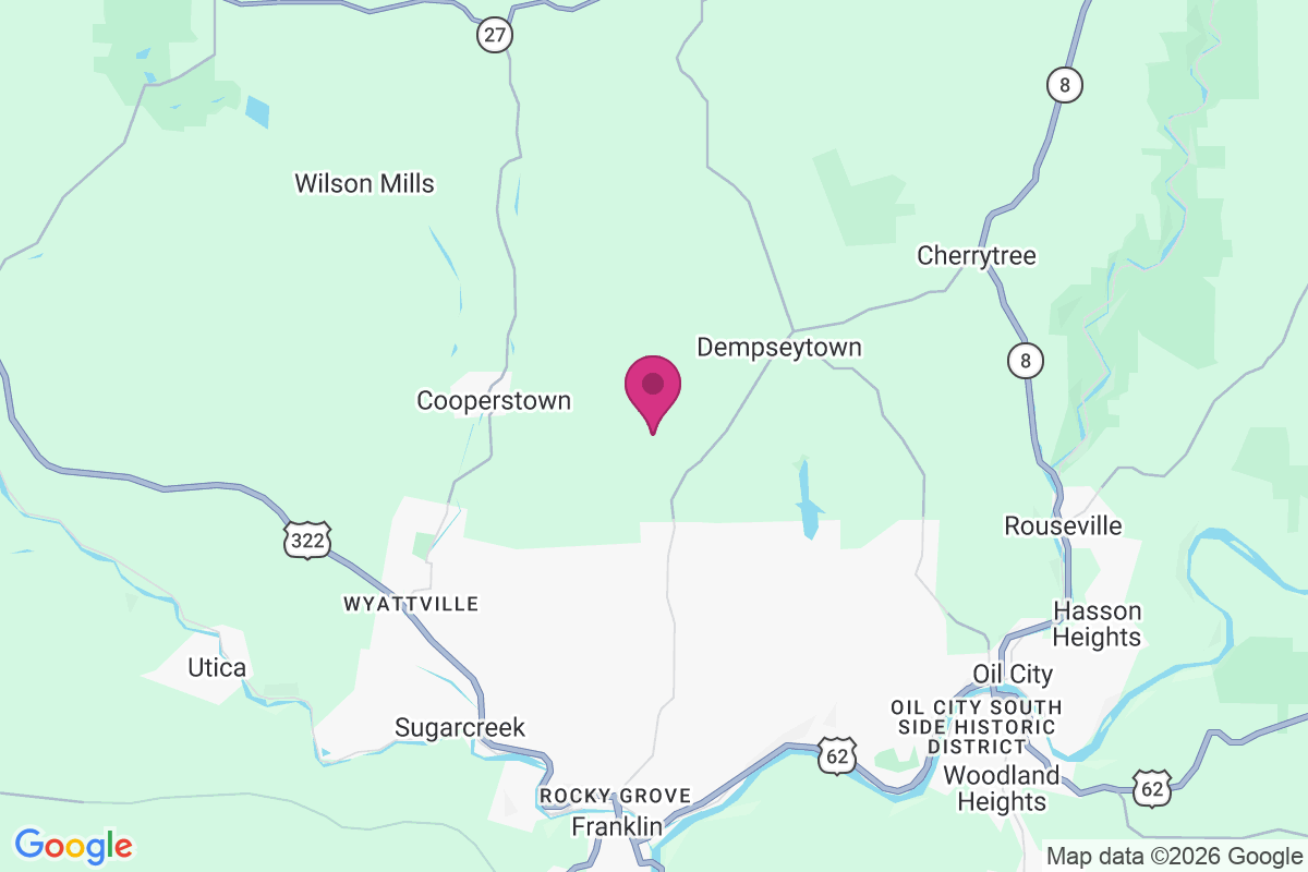 Haslets Corner map
