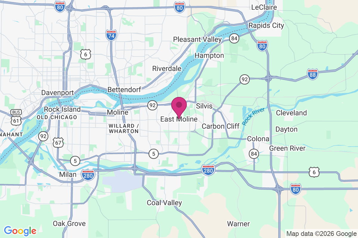 East Moline map
