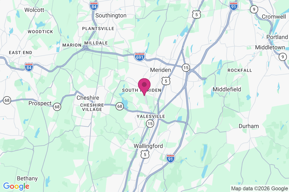 South Meriden map