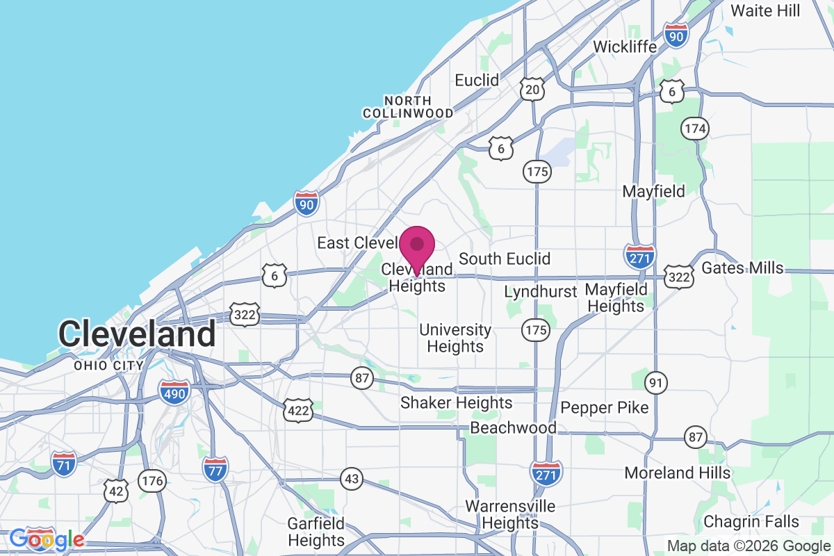 Cleveland Heights map