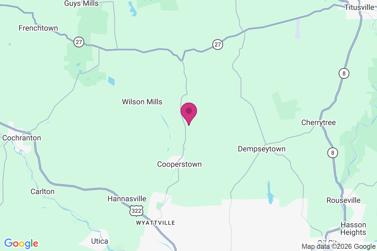 Plum Corner map