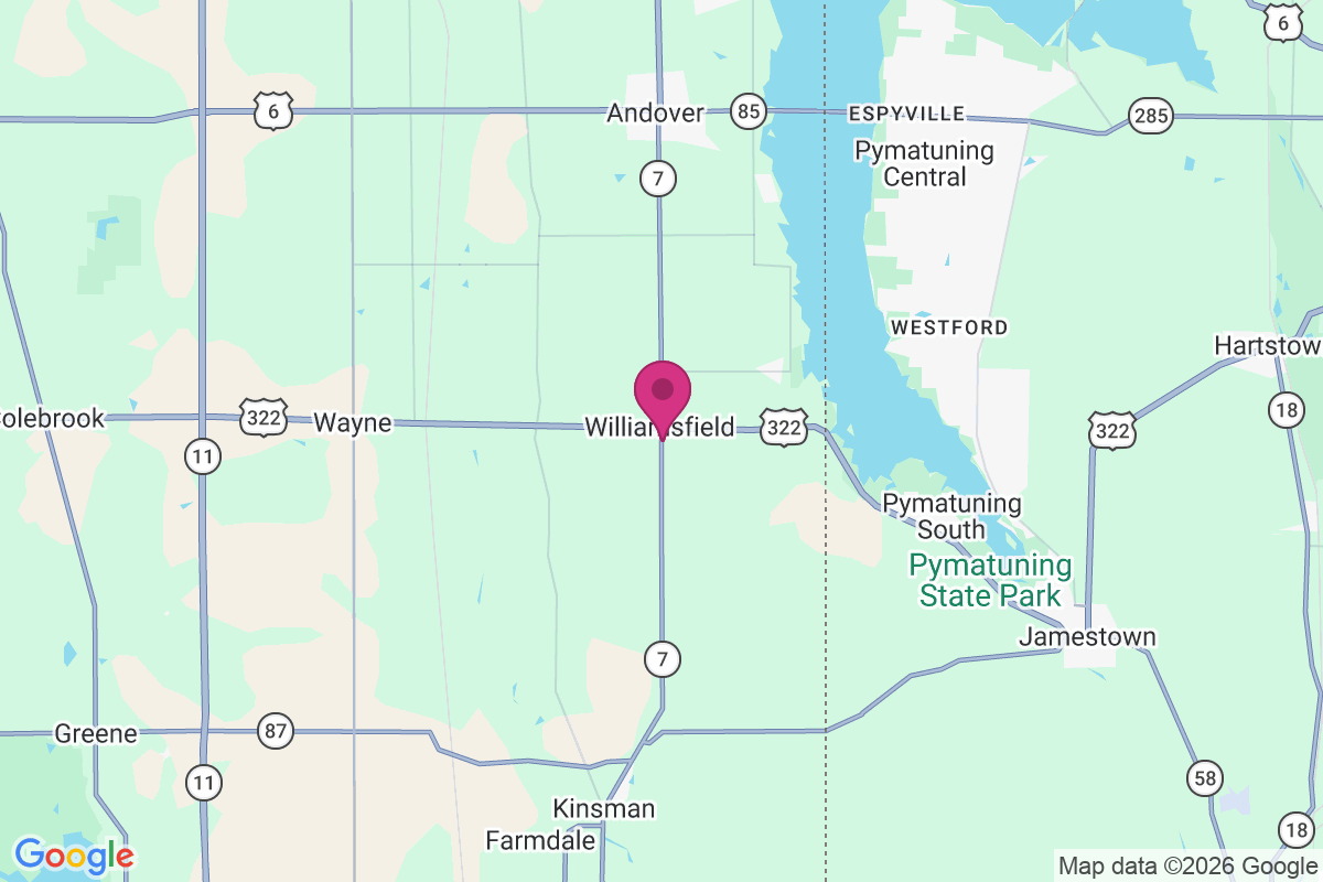 Williamsfield map
