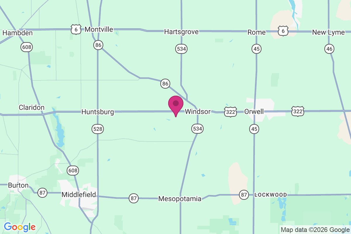 Windsor Mills map