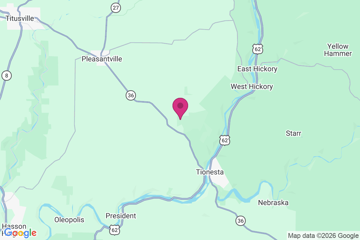 Stewart Run map