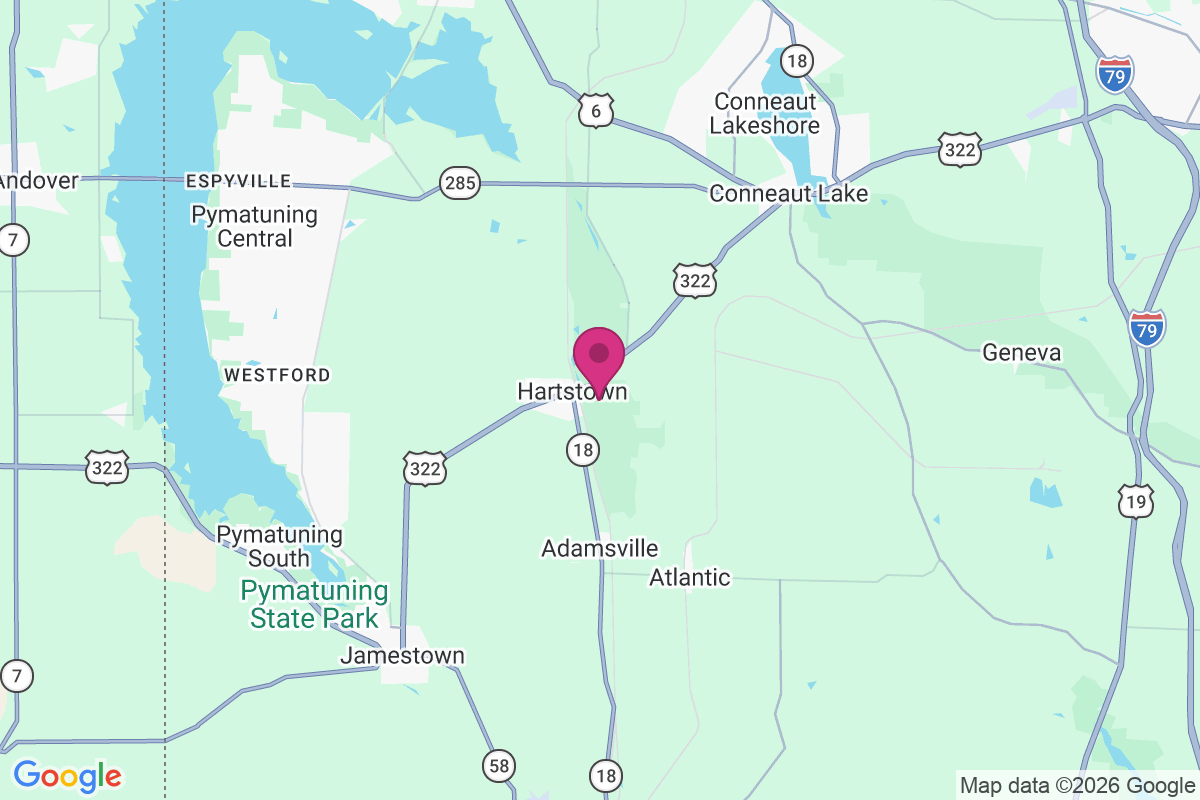 Hartstown map