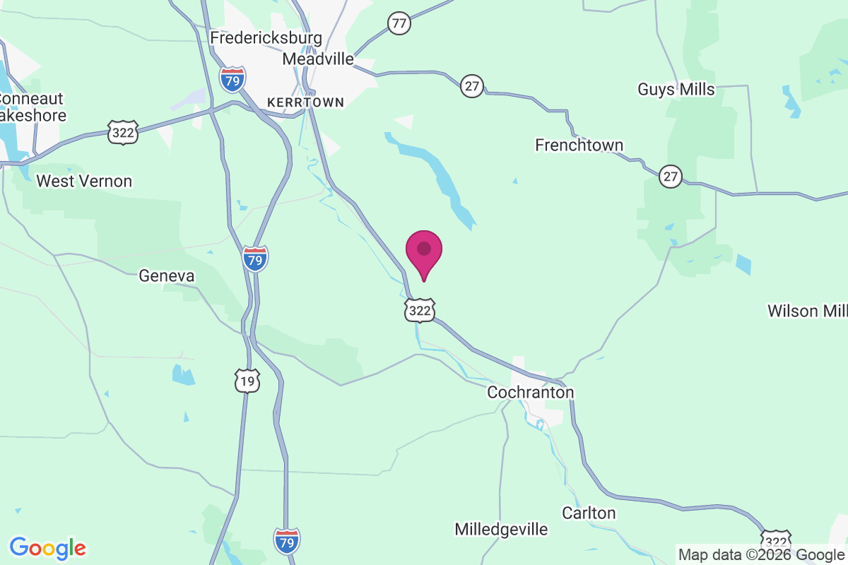 Shaws Corners map