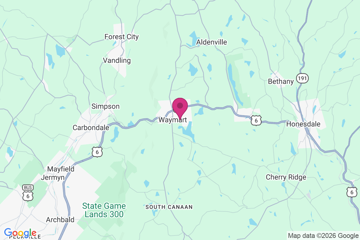 Waymart map