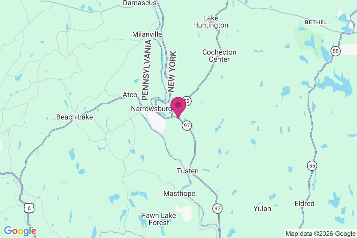 Hunts Corner map