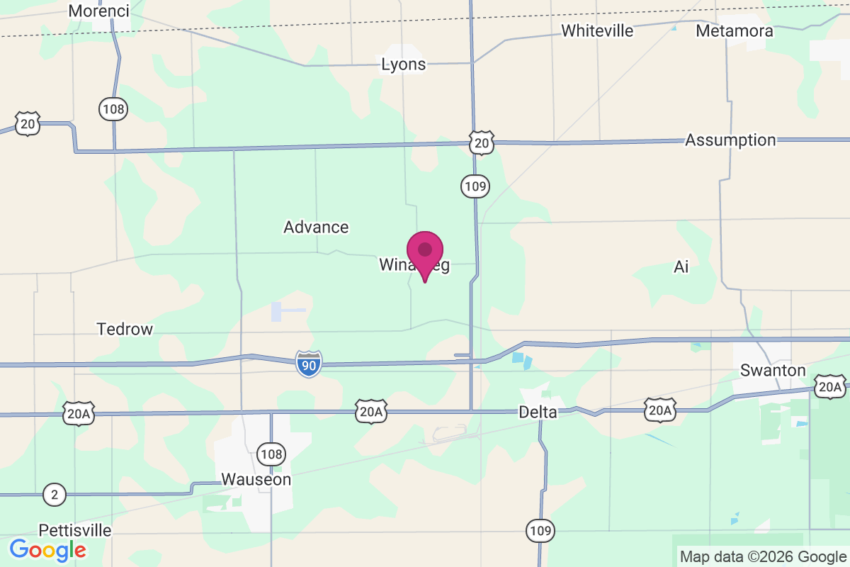 Winameg map