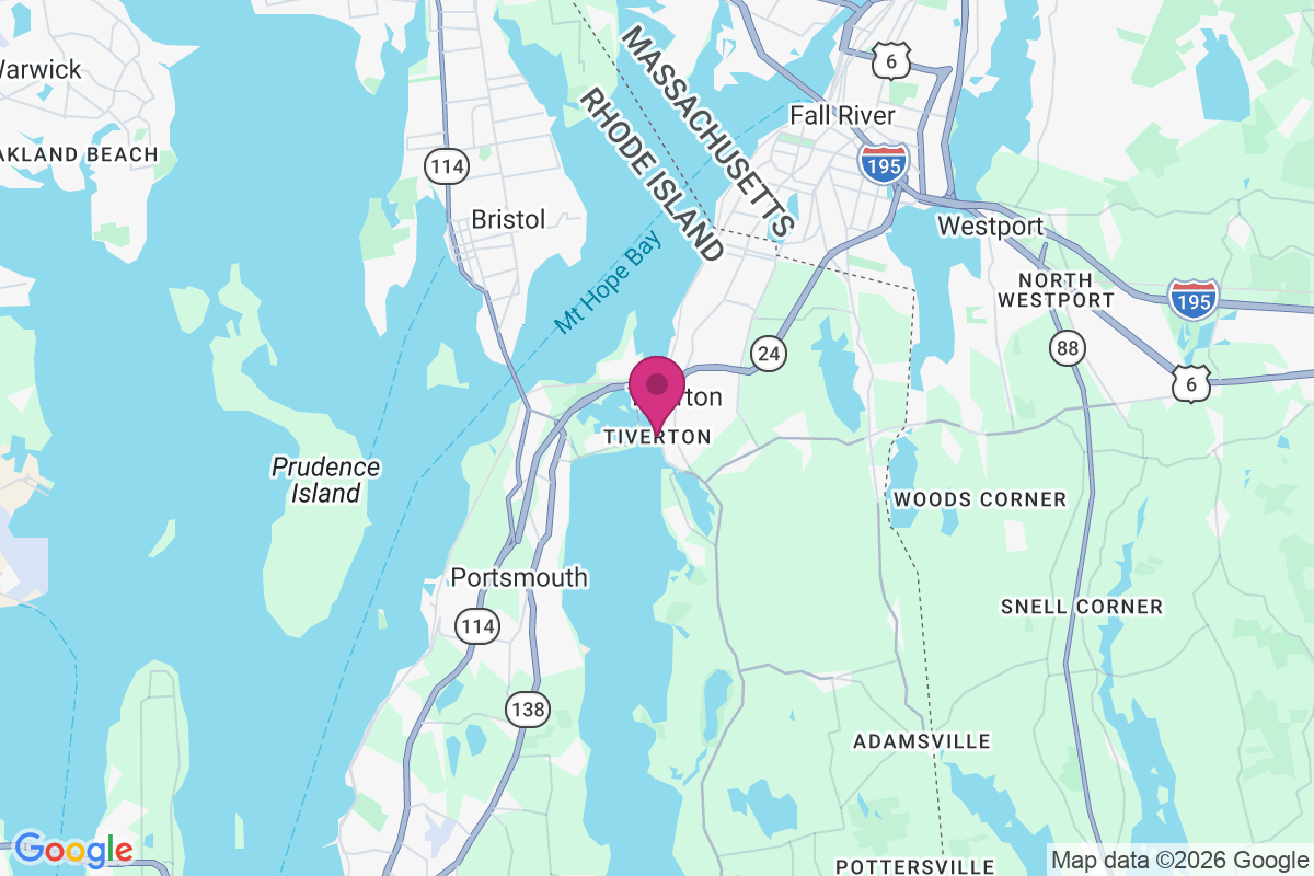 Tiverton map