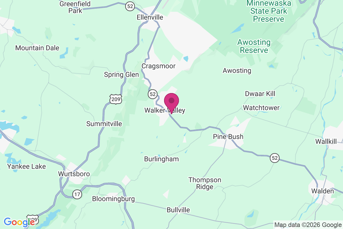 Walker Valley map
