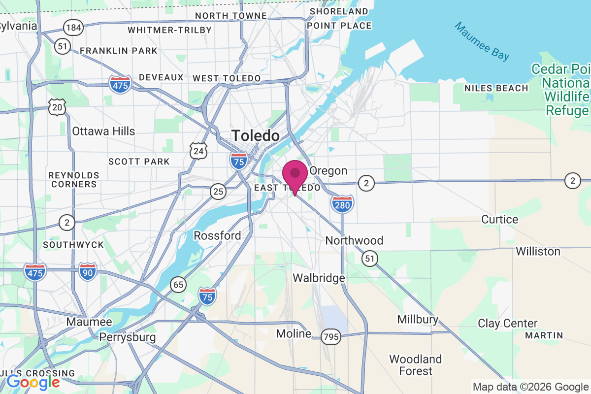 East Toledo map