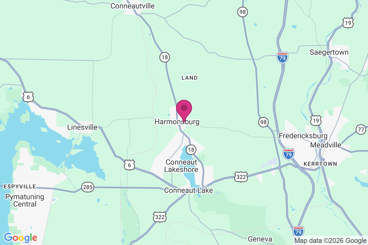 Harmonsburg map