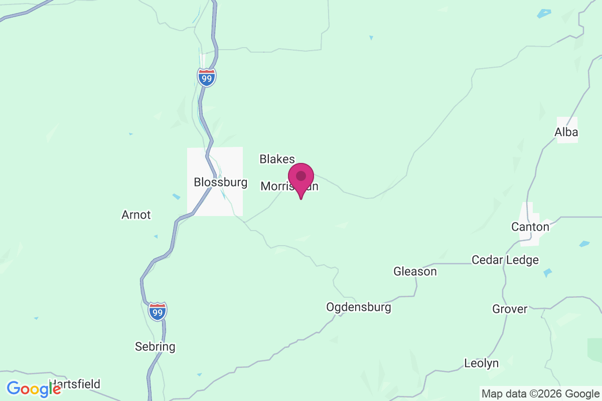 Morris Run map