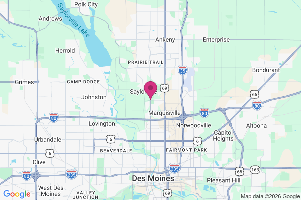 Saylorville map
