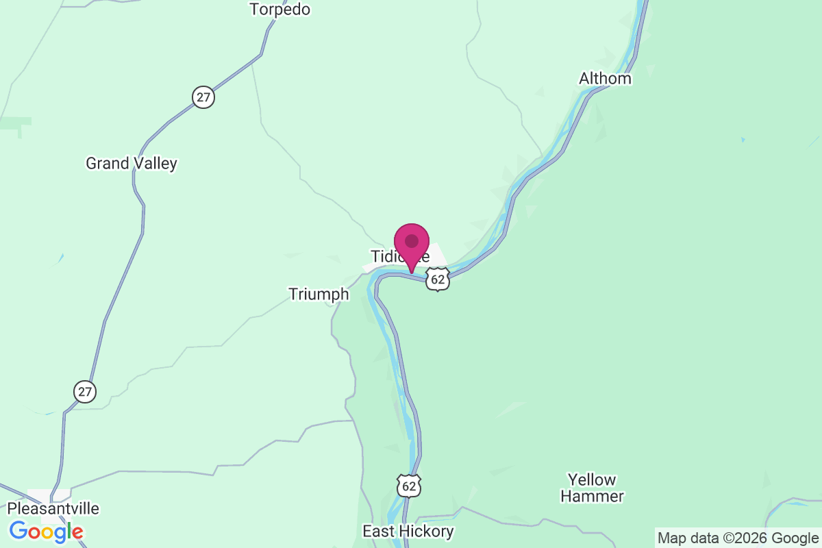 Tidioute map