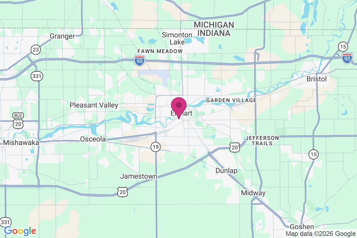 Elkhart map