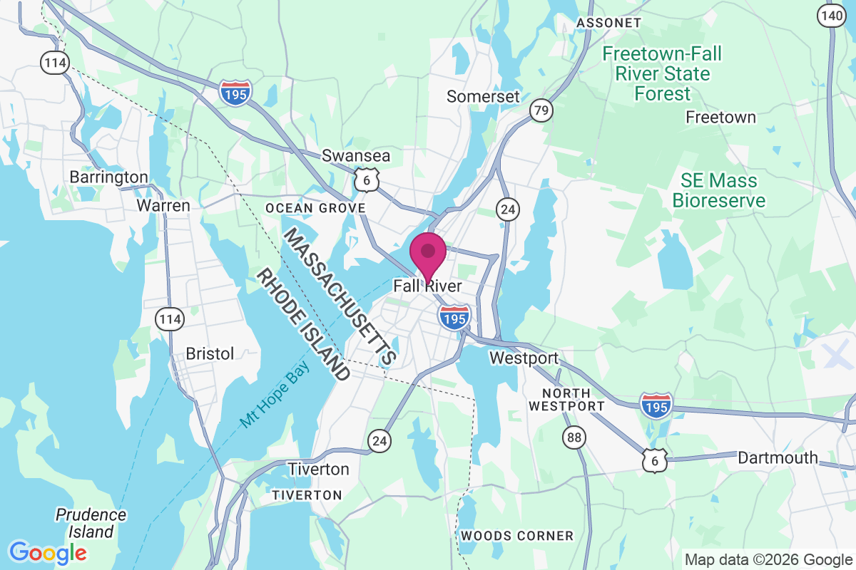 Fall River map