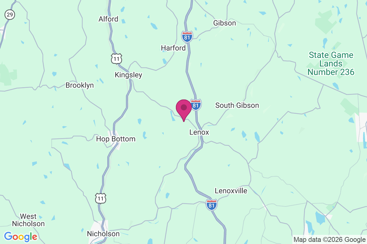 West Lenox map