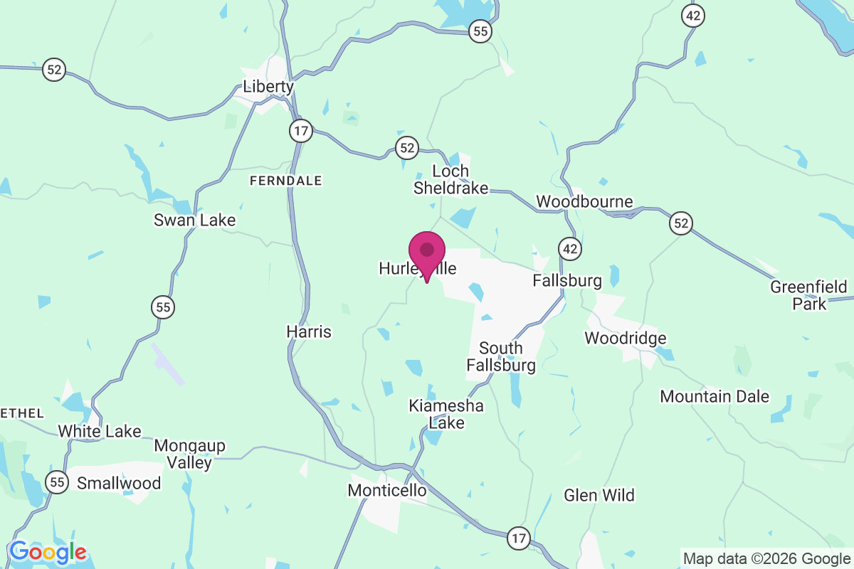 Hurleyville map