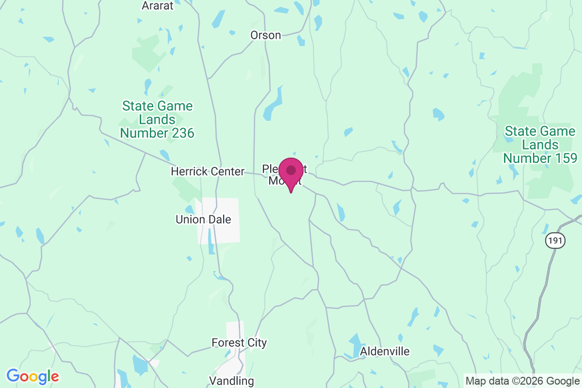 Pleasant Mount map