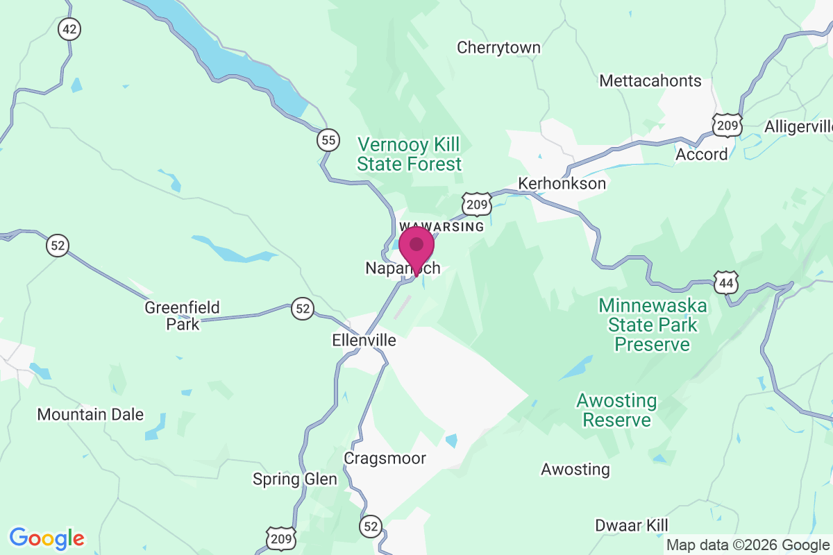 Napanoch map